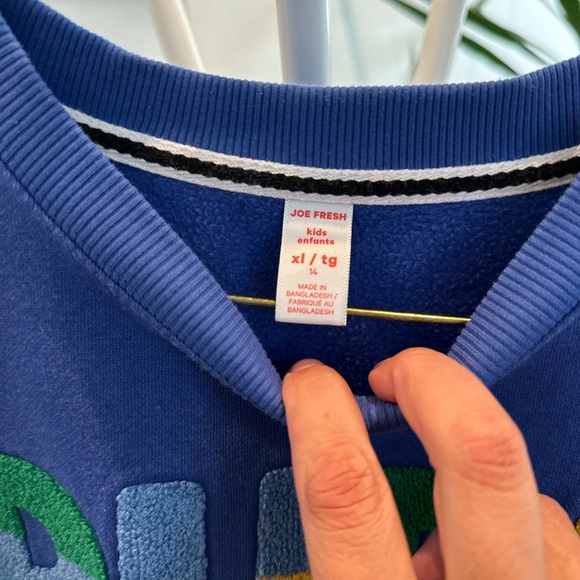 Boys Crew Neck Graphic Sweater - Picture 2 of 3